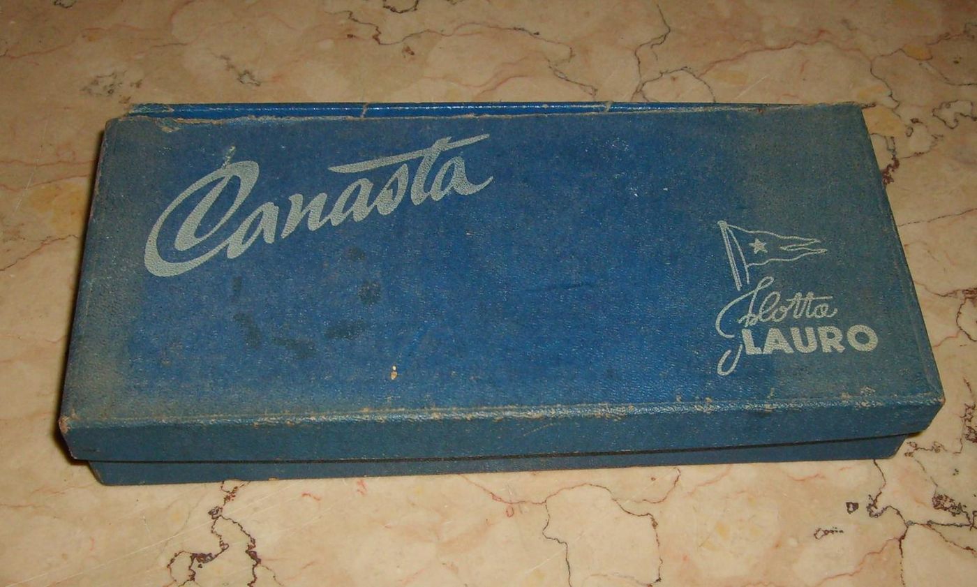 Carte Da Gioco Canasta Flotta Lauro Pignalosa Napoli Epoca