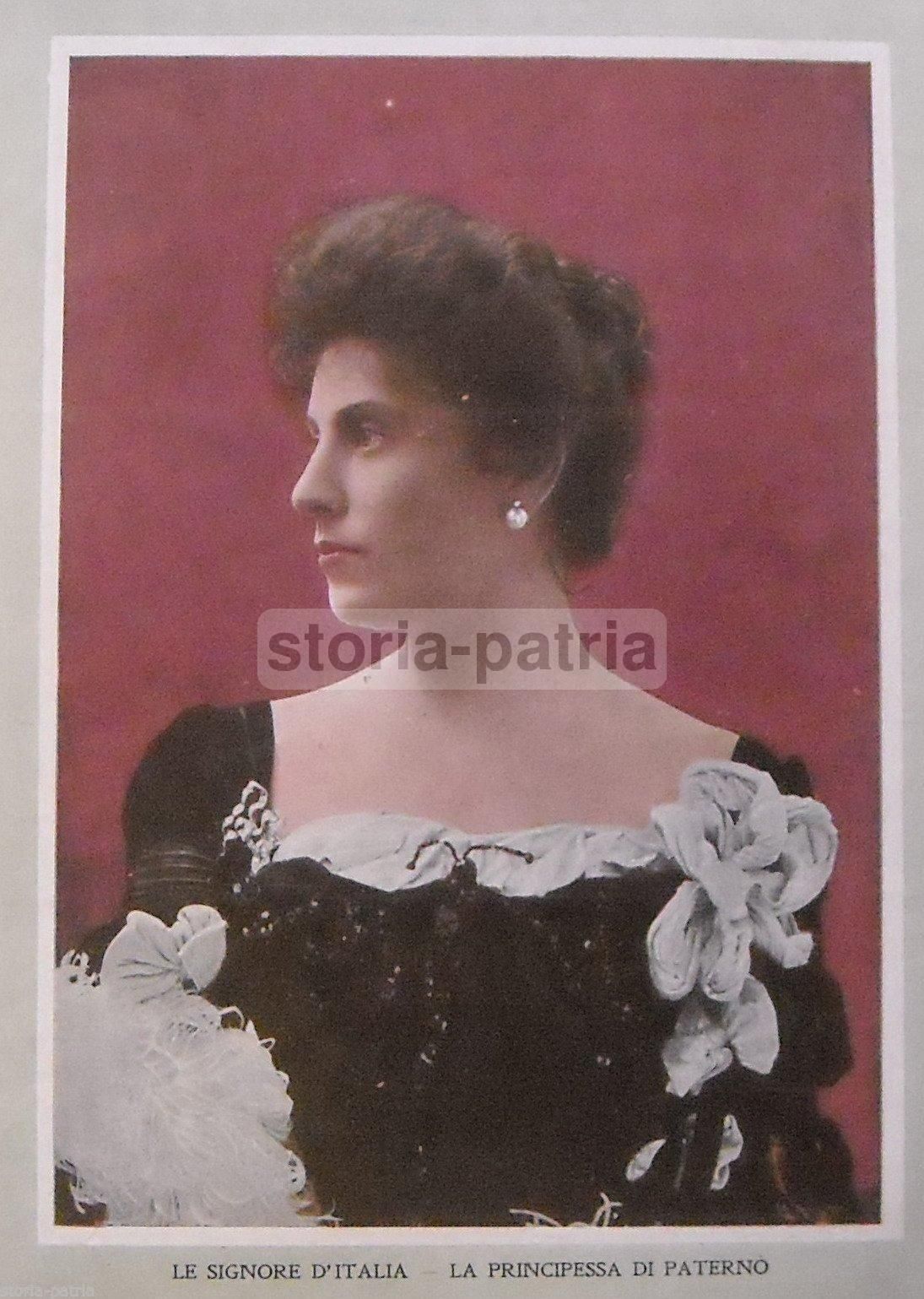 Ritratto Della Principessa Di Paternò, Rivista Regina, Napoli, 1905