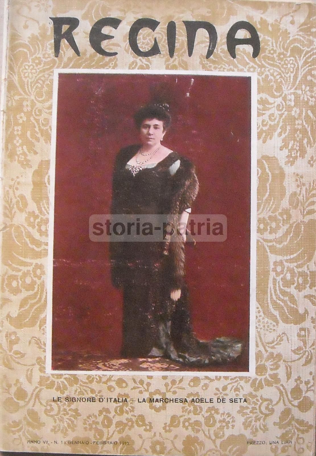 Ritratto Della Principessa Di Paternò, Rivista Regina, Napoli, 1905