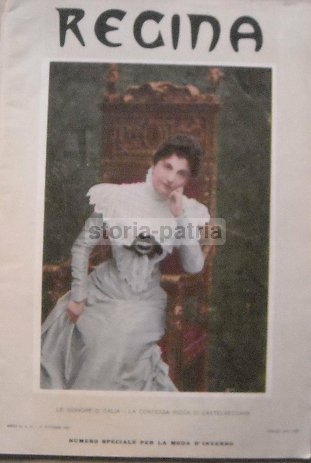 Ritratto Della Principessa Di Paternò, Rivista Regina, Napoli, 1905