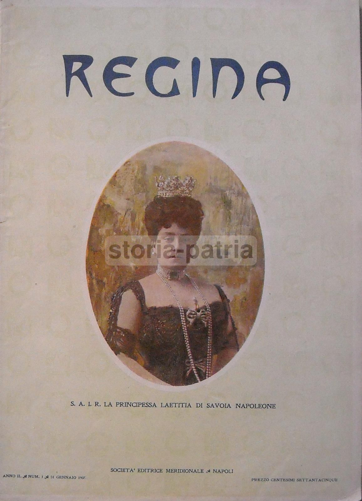 Ritratto Della Principessa Di Paternò, Rivista Regina, Napoli, 1905