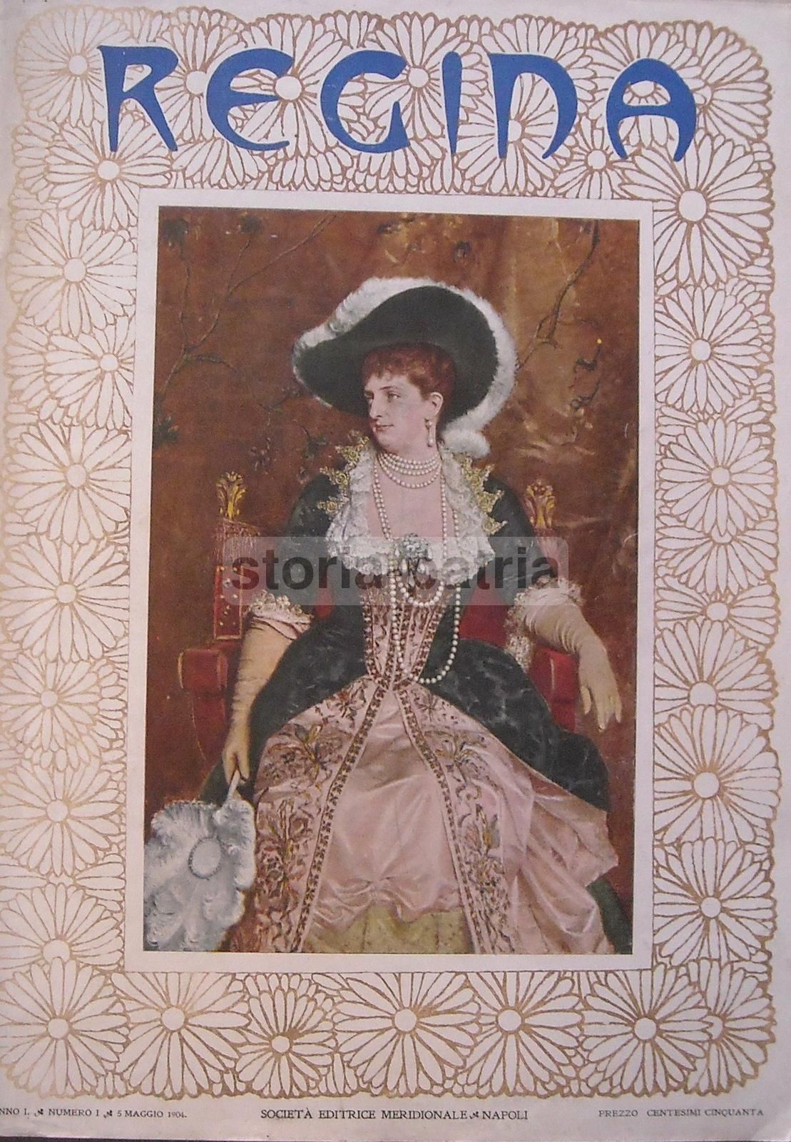 Ritratto Della Principessa Di Paternò, Rivista Regina, Napoli, 1905