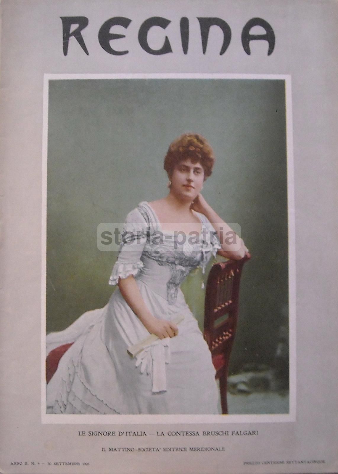Ritratto Della Principessa Di Paternò, Rivista Regina, Napoli, 1905