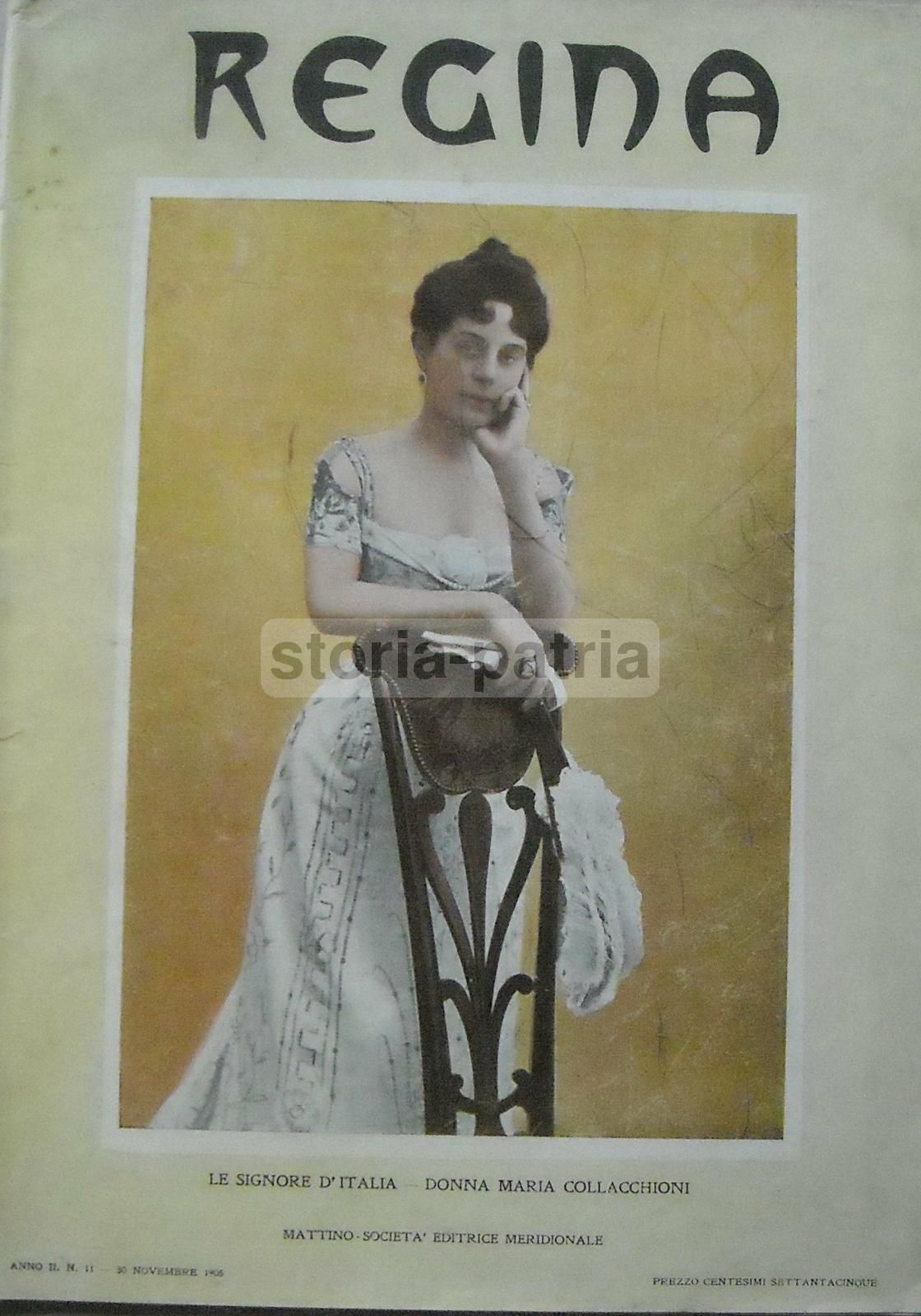 Ritratto Della Principessa Di Paternò, Rivista Regina, Napoli, 1905