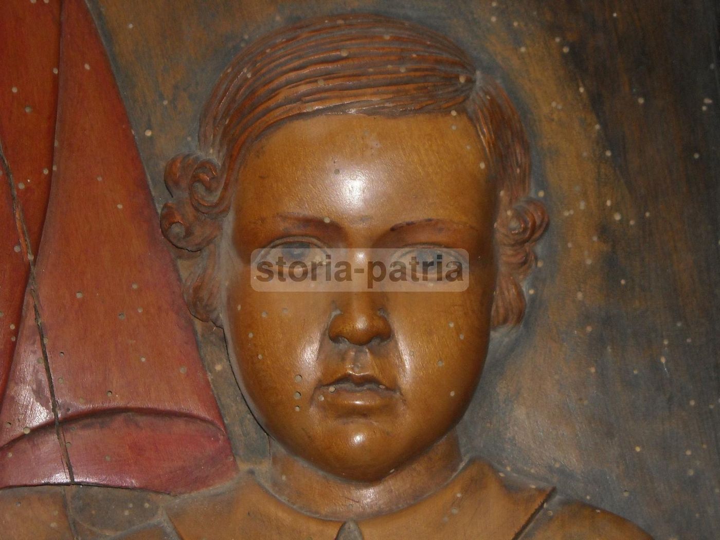 Scultura Lignea Michele Caporale, Madre Con Bambino, Abruzzo