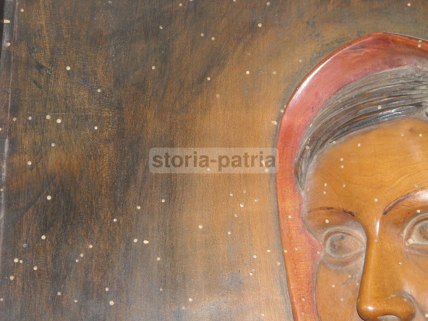 Scultura Lignea Michele Caporale, Madre Con Bambino, Abruzzo