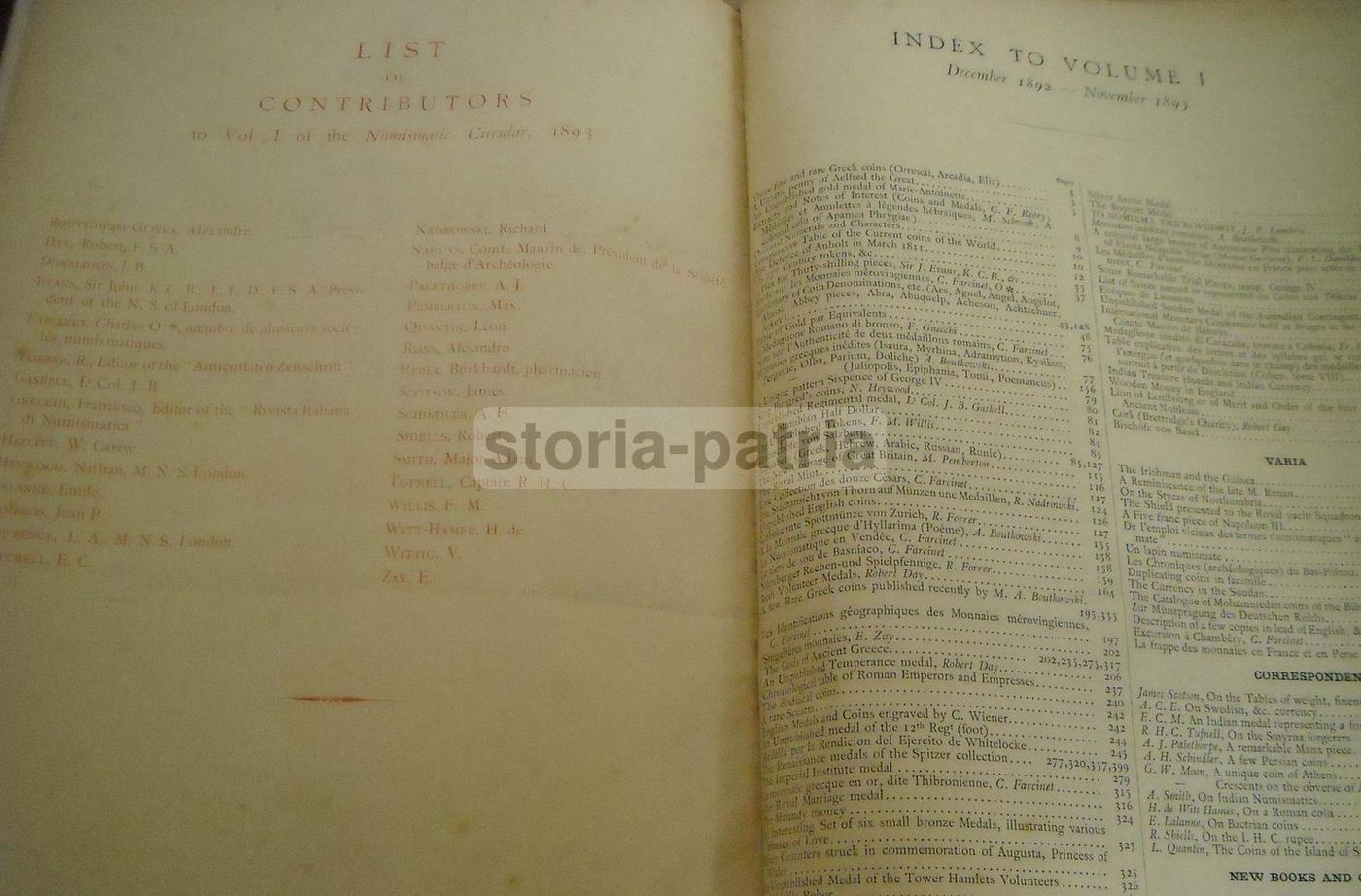Numismatic Circular Spink Londra 1893 Monete Greche Romane Sicilia