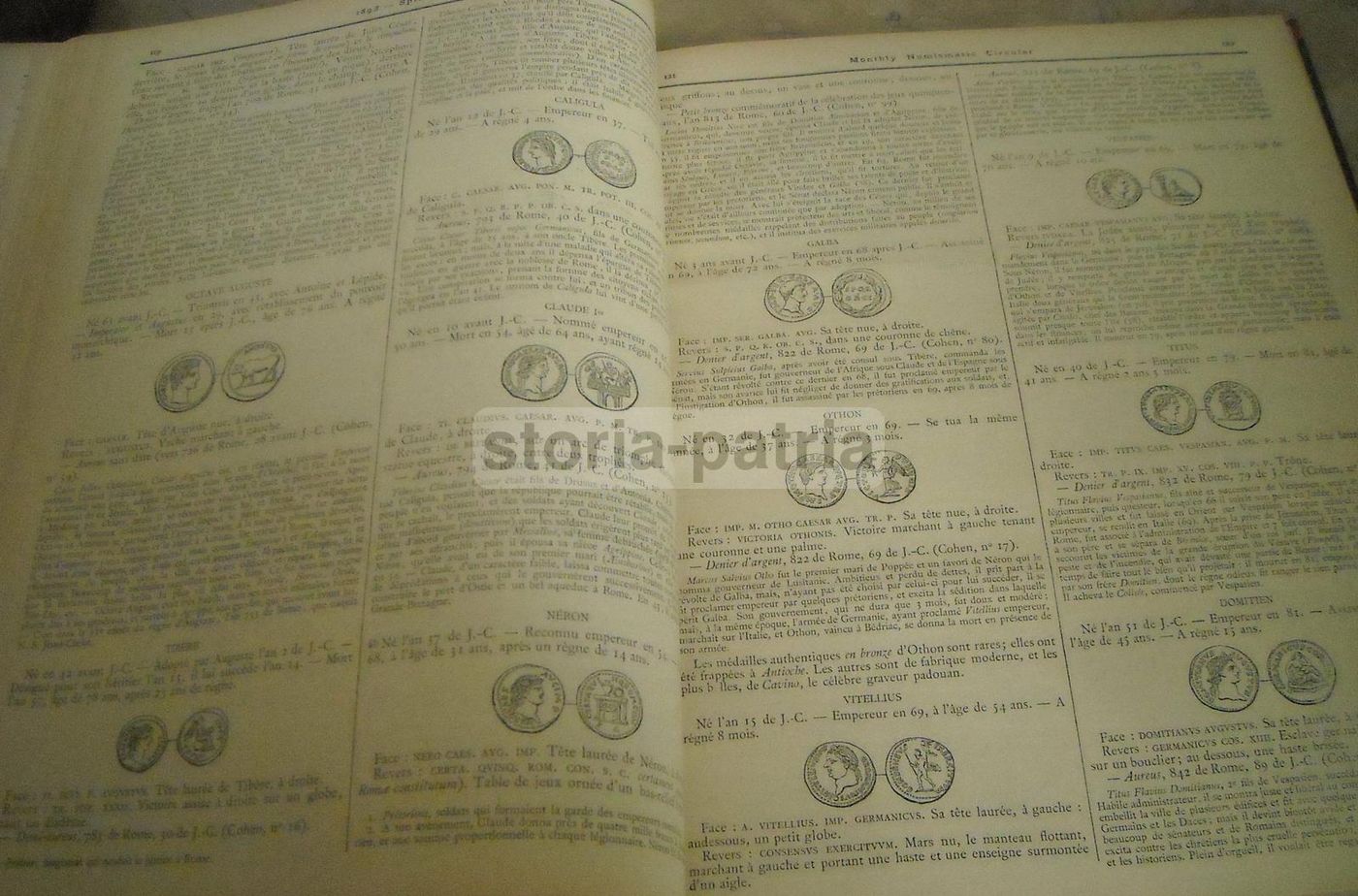 Numismatic Circular Spink Londra 1893 Monete Greche Romane Sicilia