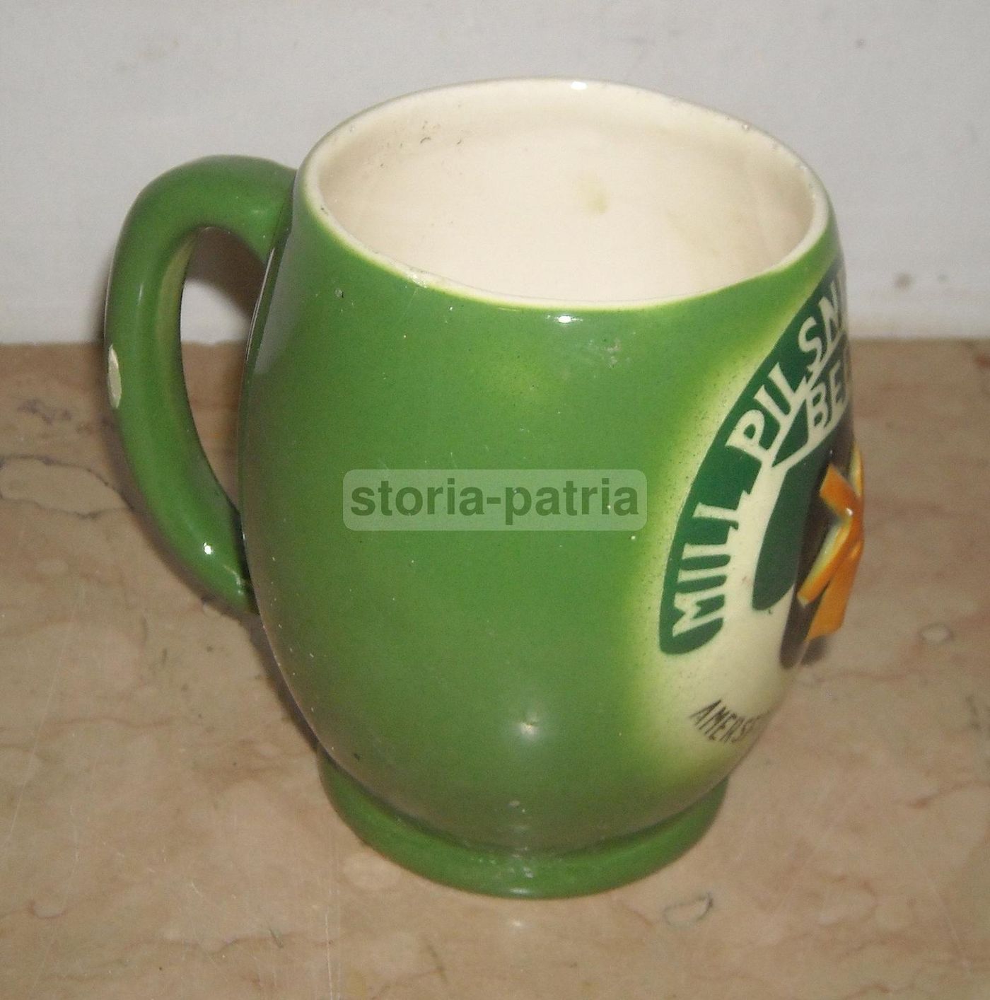 Boccale In Ceramica Mill Pilsner Lager Olanda Mulino A Vento Anni '50