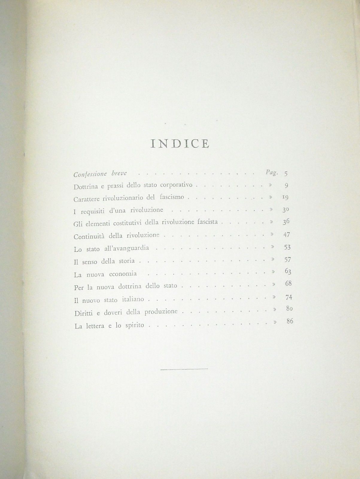 Olivetti: Lineamenti Del Nuovo Stato Italiano (1930)   Libreria Del Littorio