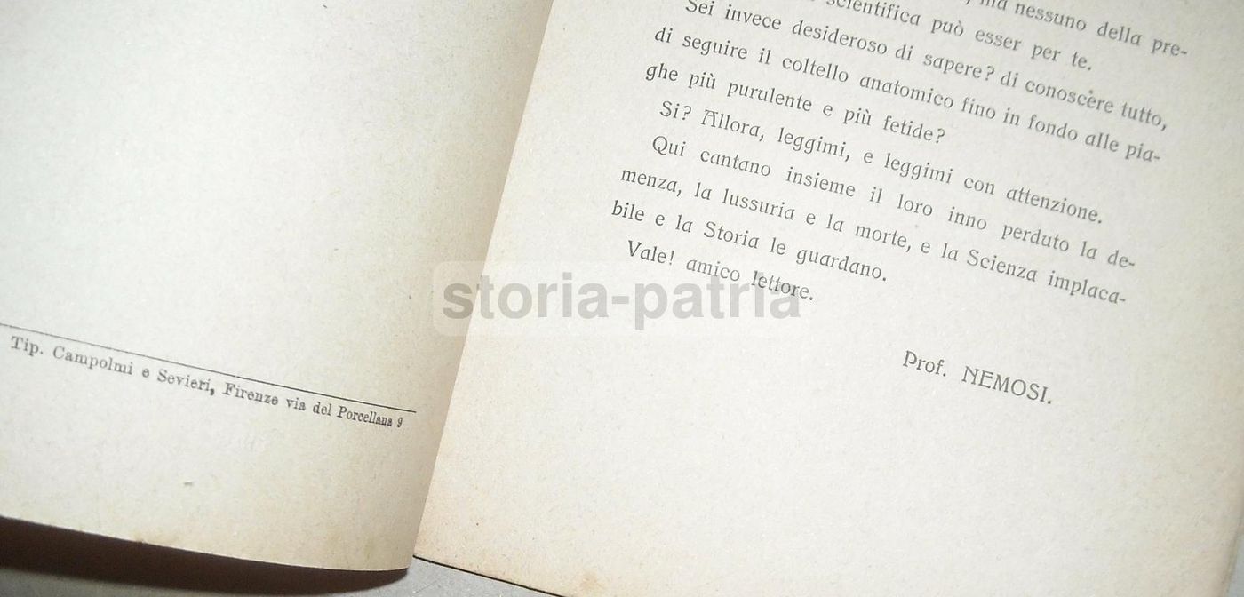 L'Orgia Satanica E Le Messe Nere. Nerbini, 1906. Prima Edizione.