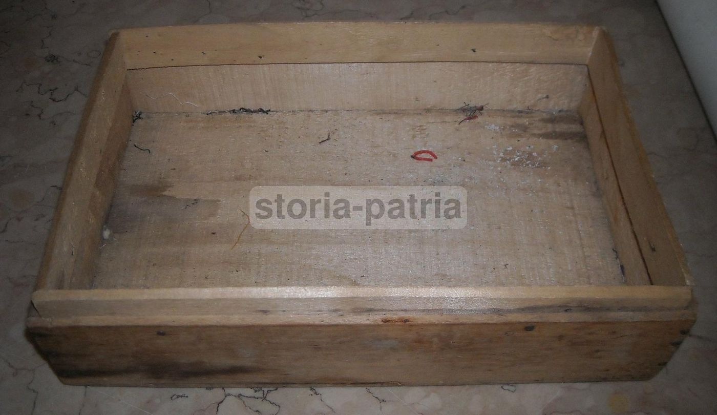 Astuccio Pubblicitario In Legno Pasticceria Caflich Napoli '900