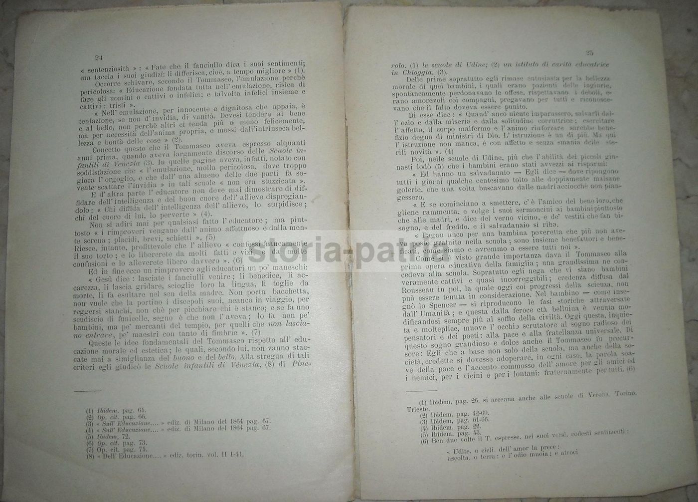 Le Idee Pedagogiche Di Niccolò Tommaseo (Aragona, 1904)