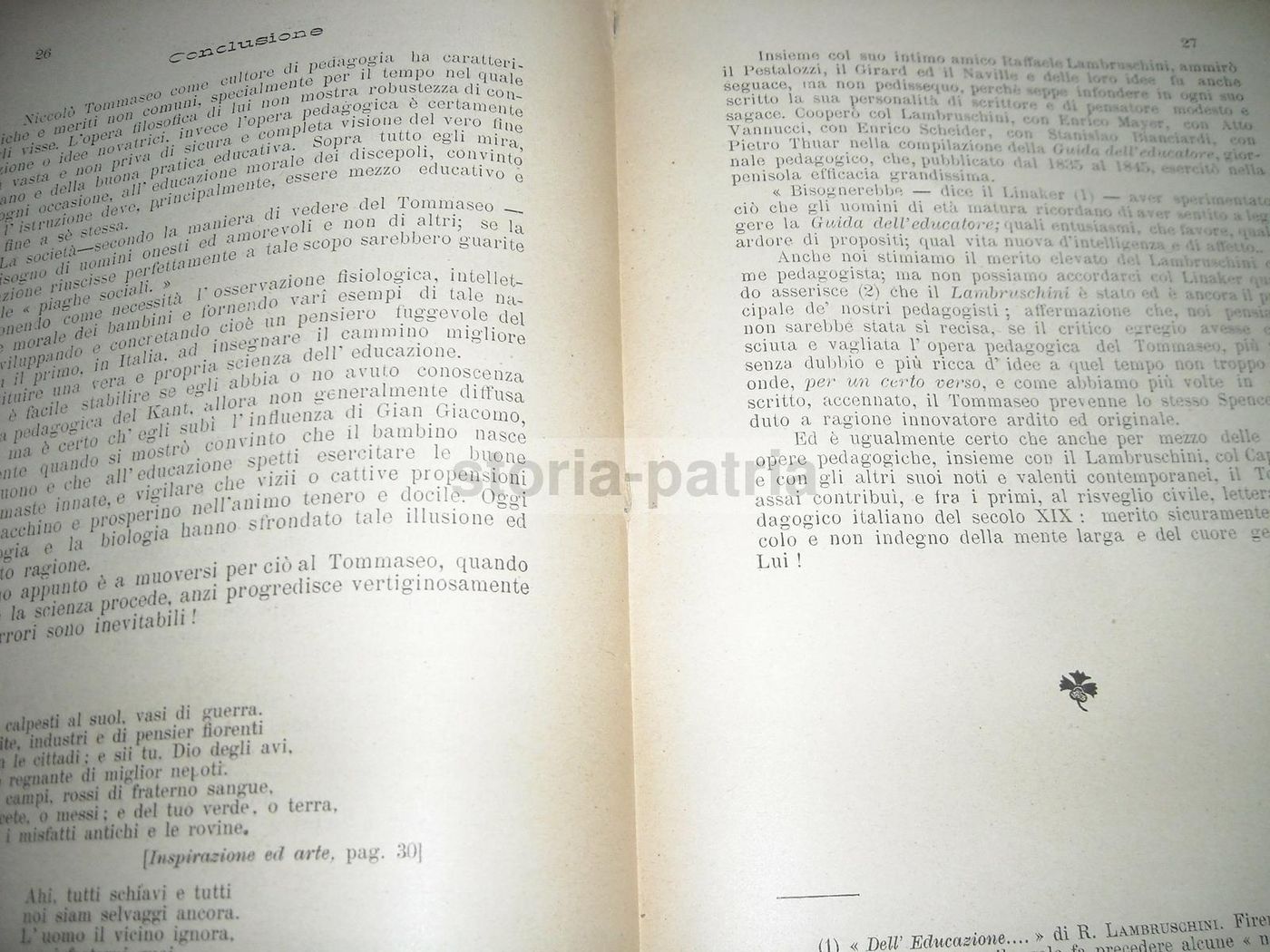 Le Idee Pedagogiche Di Niccolò Tommaseo (Aragona, 1904)