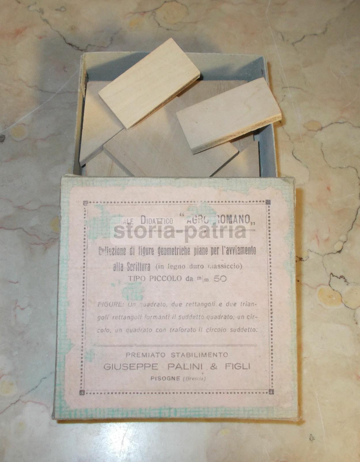 Gioco Didattico Geometrico Palini, Pisogne, Anni '30