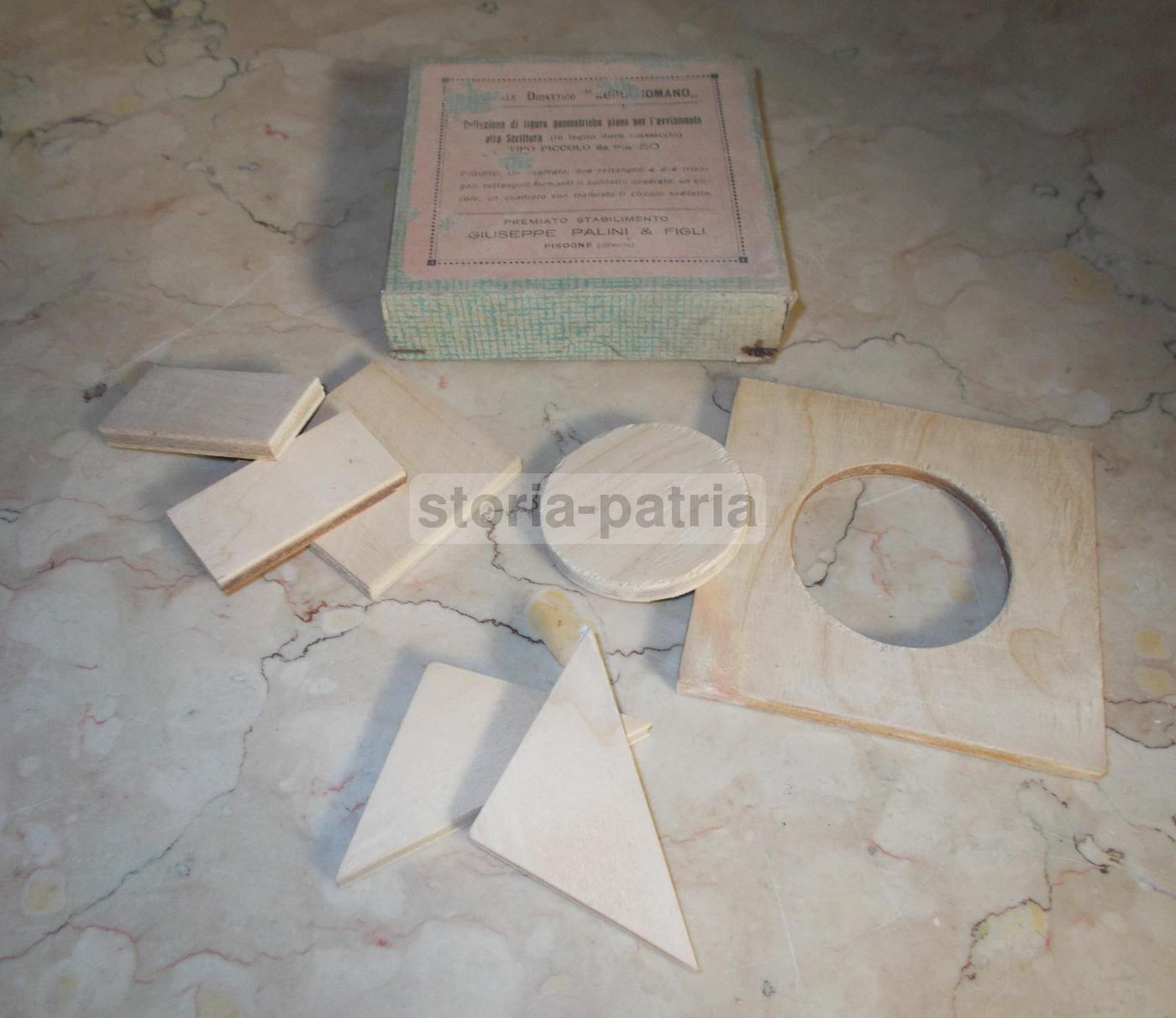 Gioco Didattico Geometrico Palini, Pisogne, Anni '30