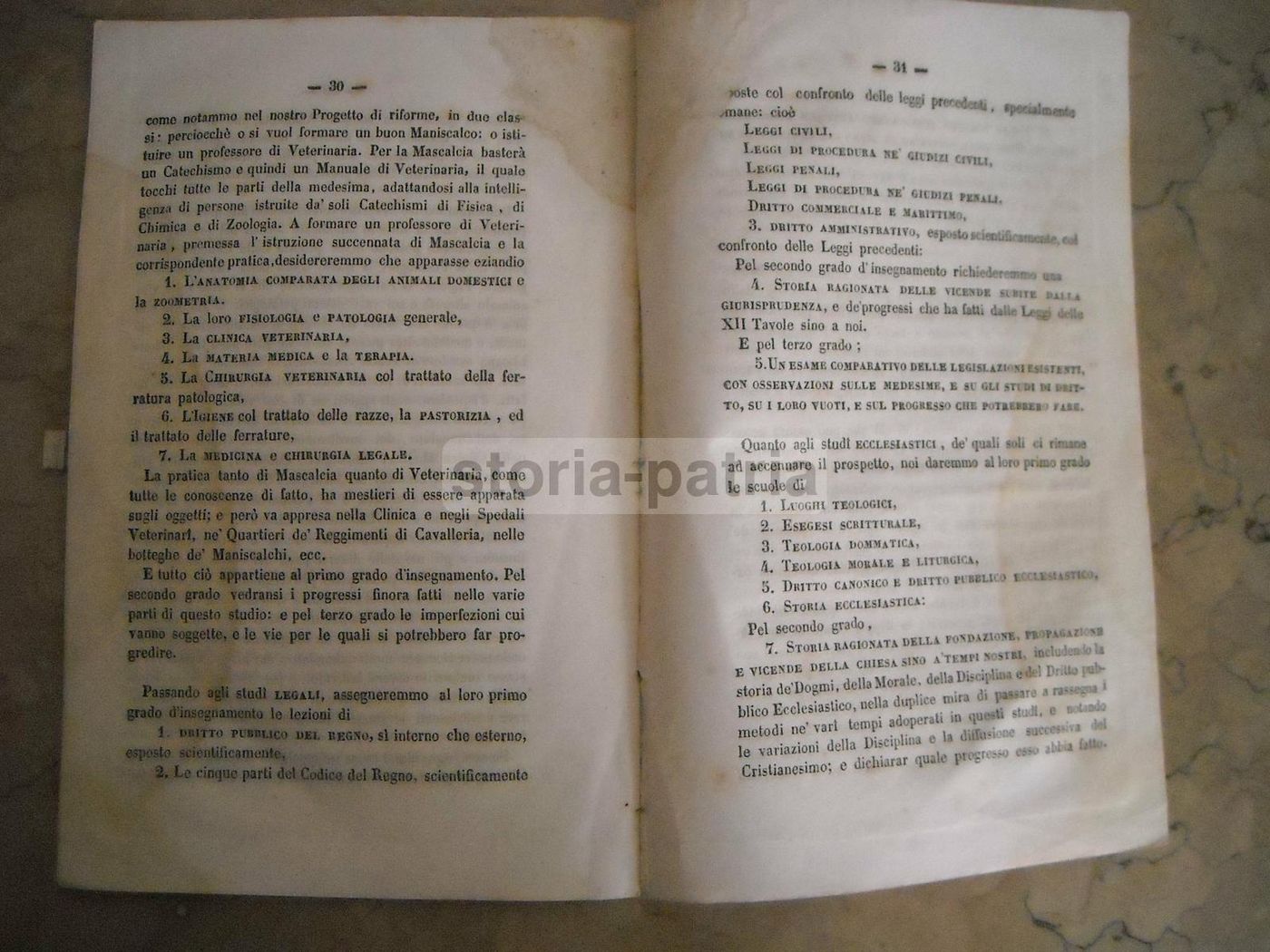 Mazzetti: Considerazioni Intorno Al Metodo Degli Studi. Progetto Di Riforma Per La Pubblica Istruzione. Napoli, 1843
