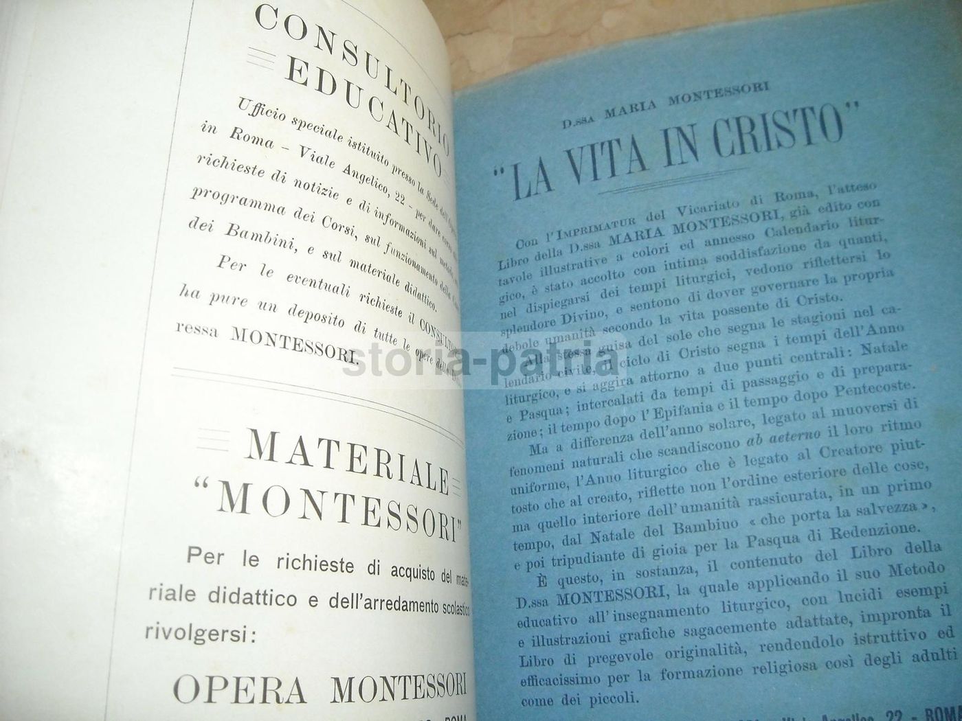 Rivista Montessori 1932 Primo Numero Pedagogia Gandhi Adler Ancona