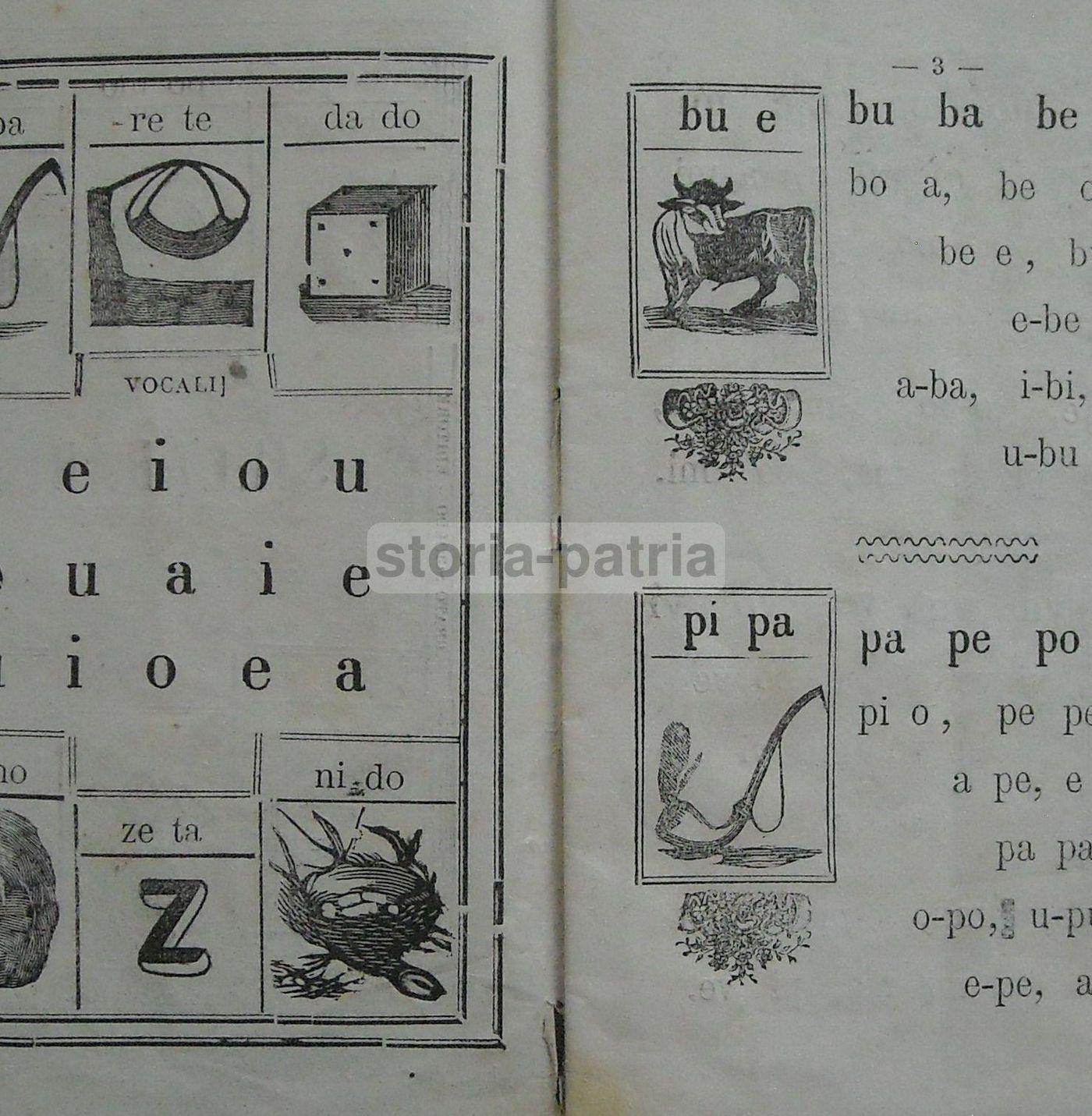 Sillabario Illustrato Di Giovanni Scavia, Torino, Grato Scioldo, Fine XIX Secolo