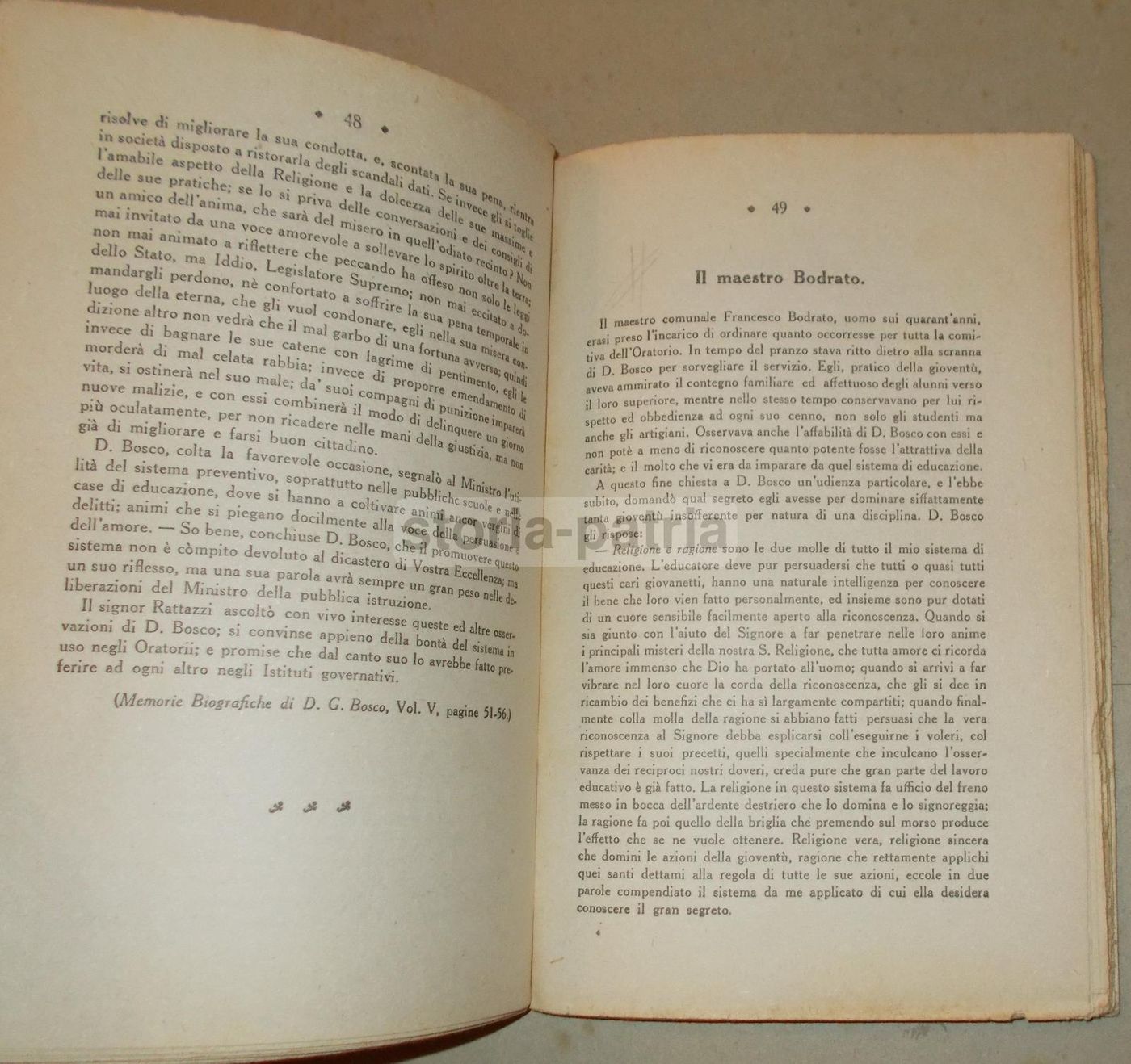 Metodo Educativo Di Don Bosco 1946 (Garelli, Cagliero, Conestabile)