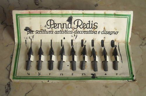 Pennini Redis Per Scrittura Artistica E Calligrafia