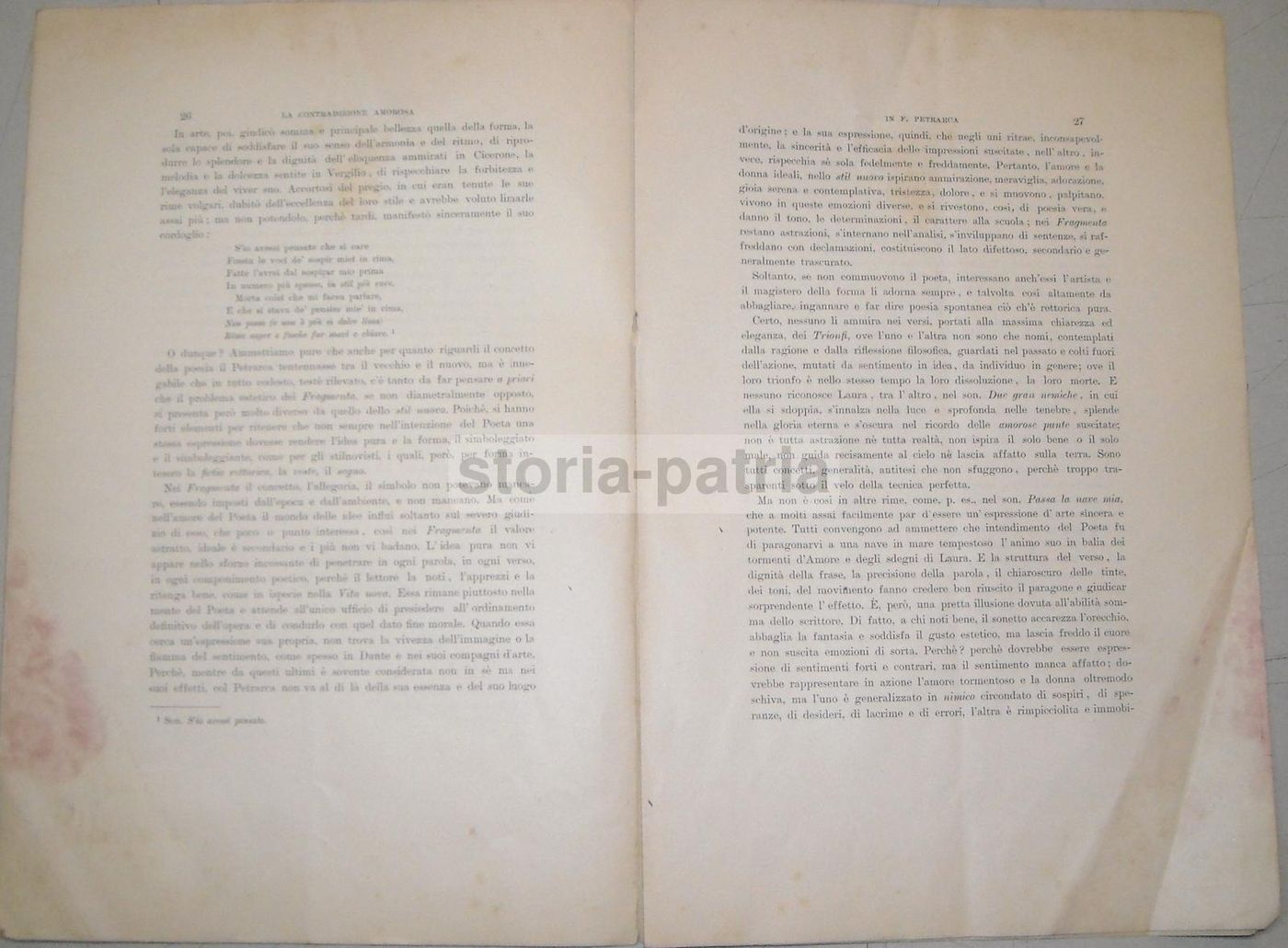 La Contradizione Amorosa In F. Petrarca   Azzolina, Palermo 1906