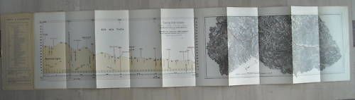 Mappa Ottone Rivergaro, 1905, Cartografia Touring Club Italiano, Piacenza