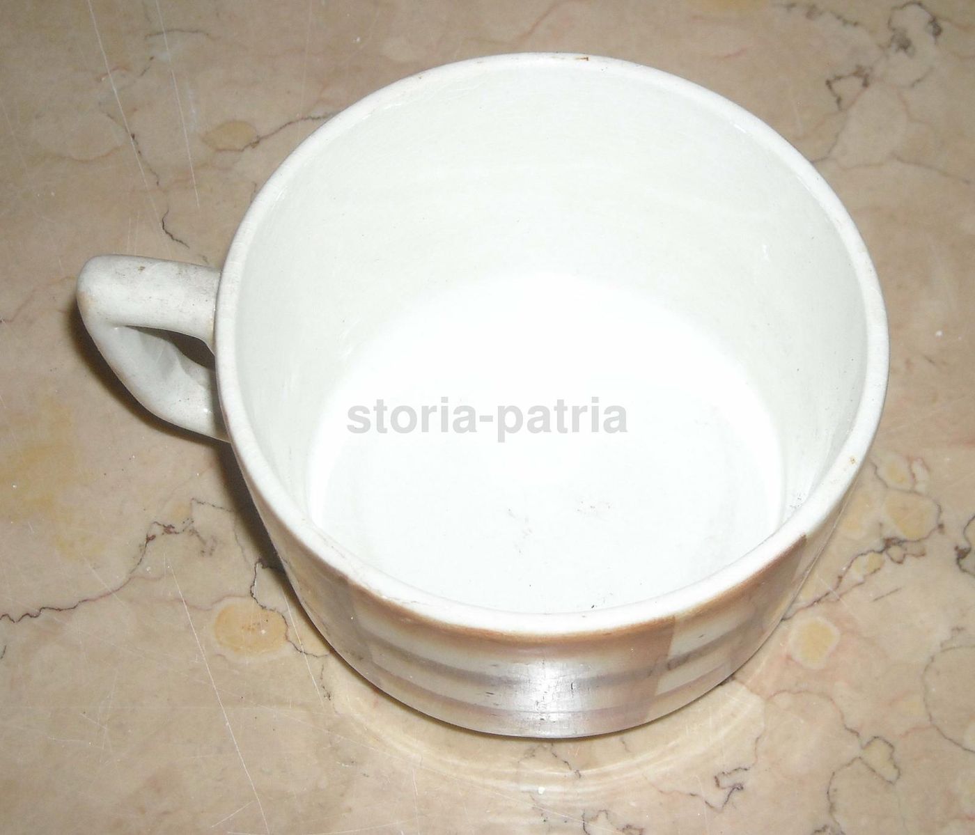 Tazza Ceramiche Piemontesi Futurista Anni '30 Decoro Geometrico