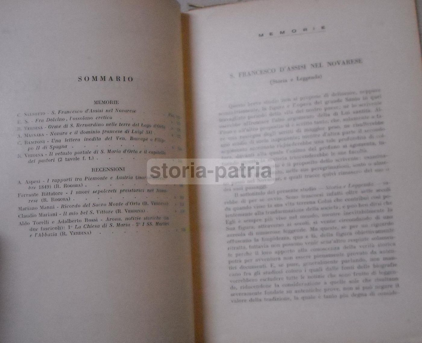 Bollettino Storico Per La Provincia Di Novara (1954): Fra Dolcino, Bascapè, Orta