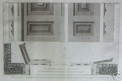 Piranesi: Antique Engraving of the Gate of the Temple of Isis, 1806