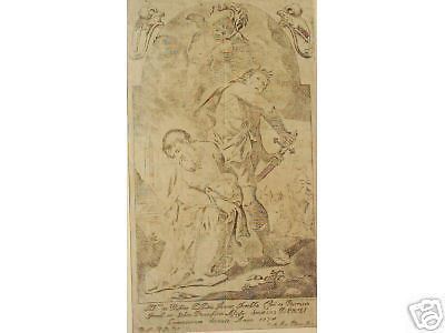 Incisione Del Martirio Di Un Santo, Carlo Antonio Pisarri, 1738