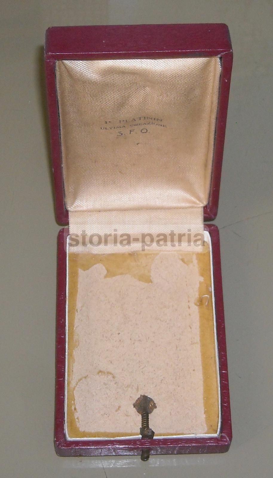 Astuccio Pubblicitario Platinin S.F.O. Epoca Metà '900 Vintage