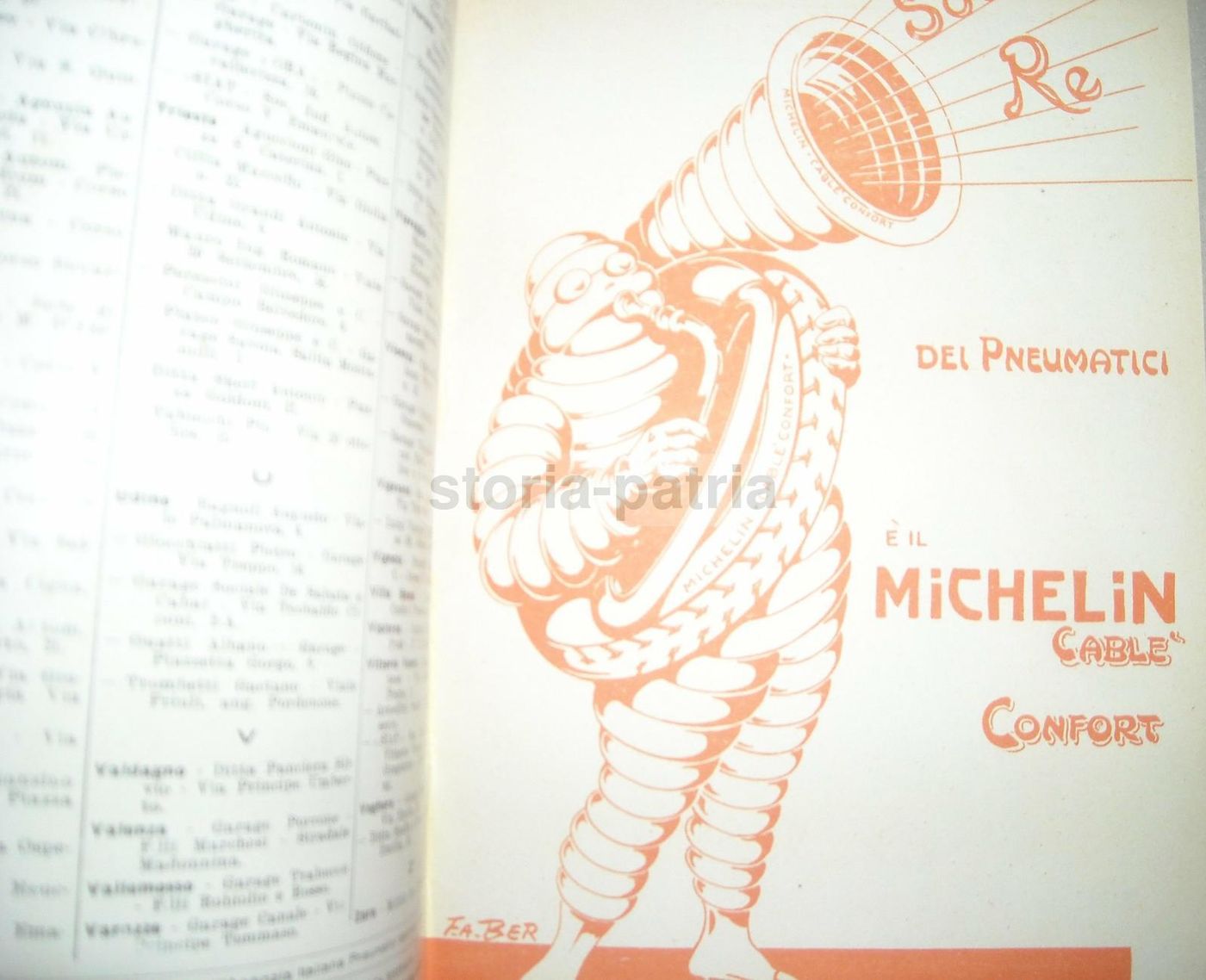 Rivista Bibendum Michelin, Giugno 1926, Pubblicità Pneumatici