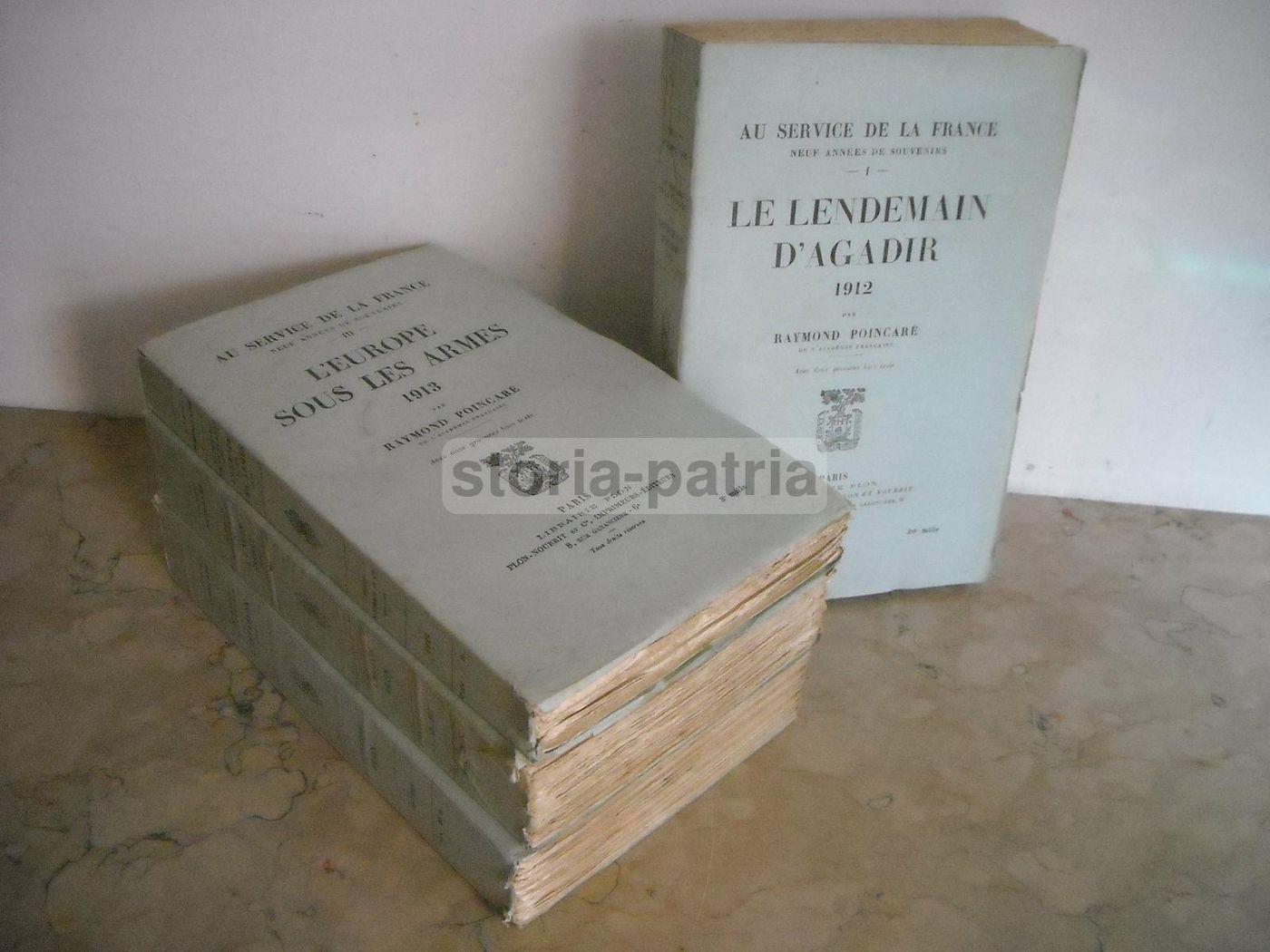Poincaré: Au Service De La France. Quattro Volumi 1912 1914, Agadir E Guerra