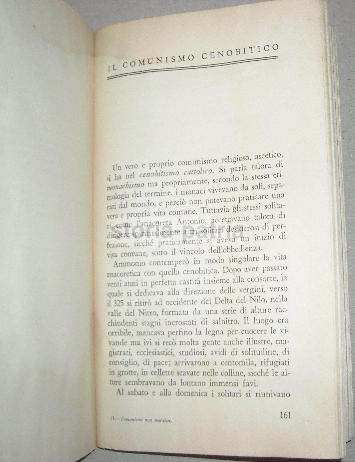 Comunismi Non Marxisti. Pietro Scotti, 1954. Bompiani. Filosofia Politica