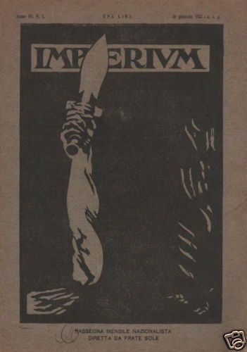 Imperium: Rassegna Mensile Nazionalista. Napoli, Gennaio 1922