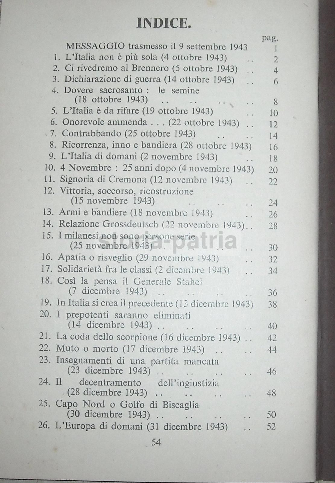 È Al Microfono Il Colonnello Stevens: Radiocronache Settembre Dicembre 1943