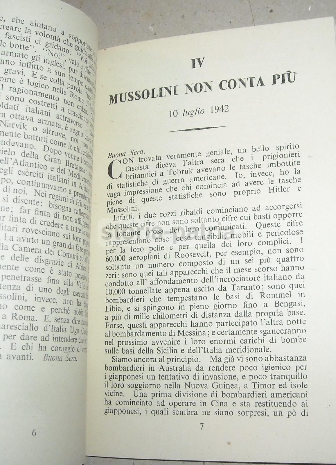 È Al Microfono Il Colonnello Stevens. Radiocronache, Maggio Novembre 1942