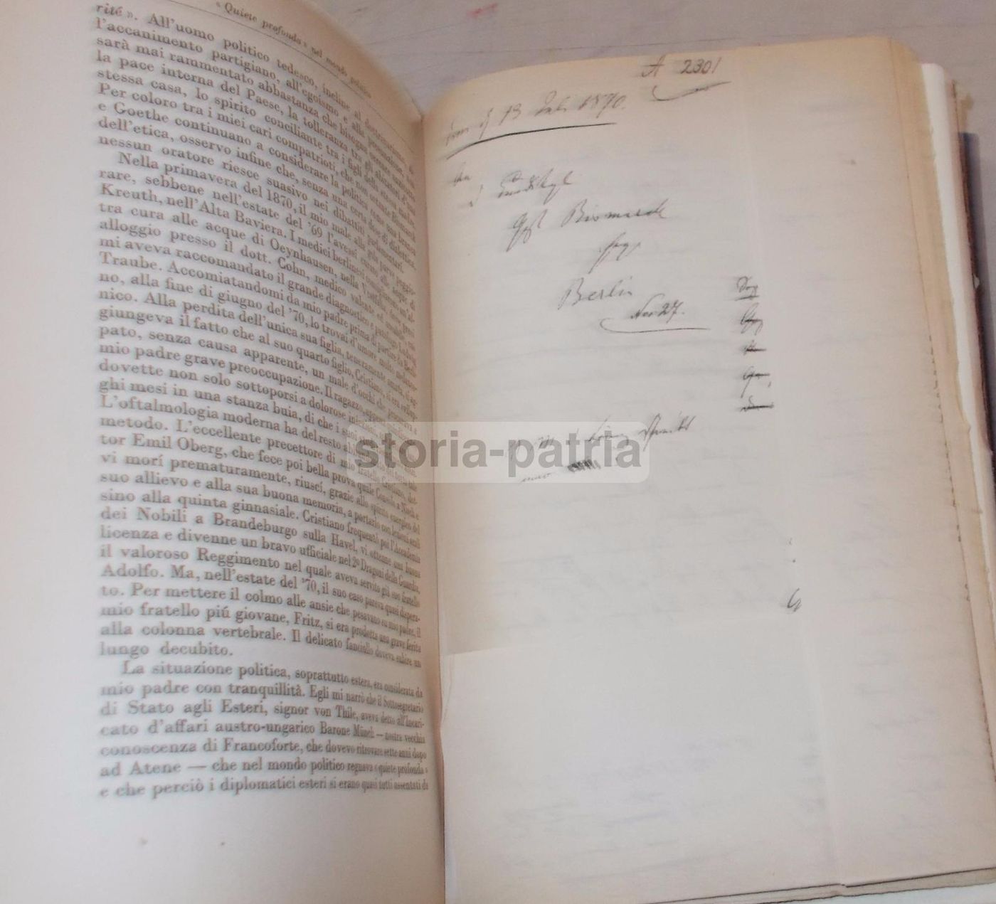 Memorie Di Bernhard Von Bülow, Vol. IV: 1849 1897. Diplomazia, Grecia, Corfù, Italia.