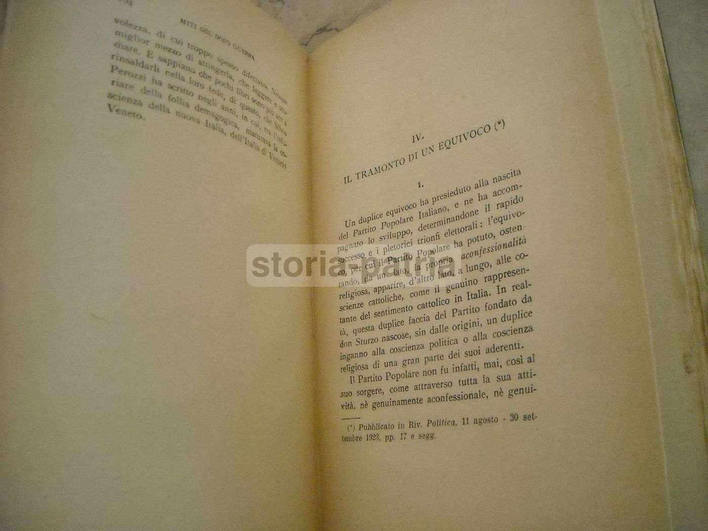 Dal Nazionalismo Al Fascismo   Francesco Ercole, 1928