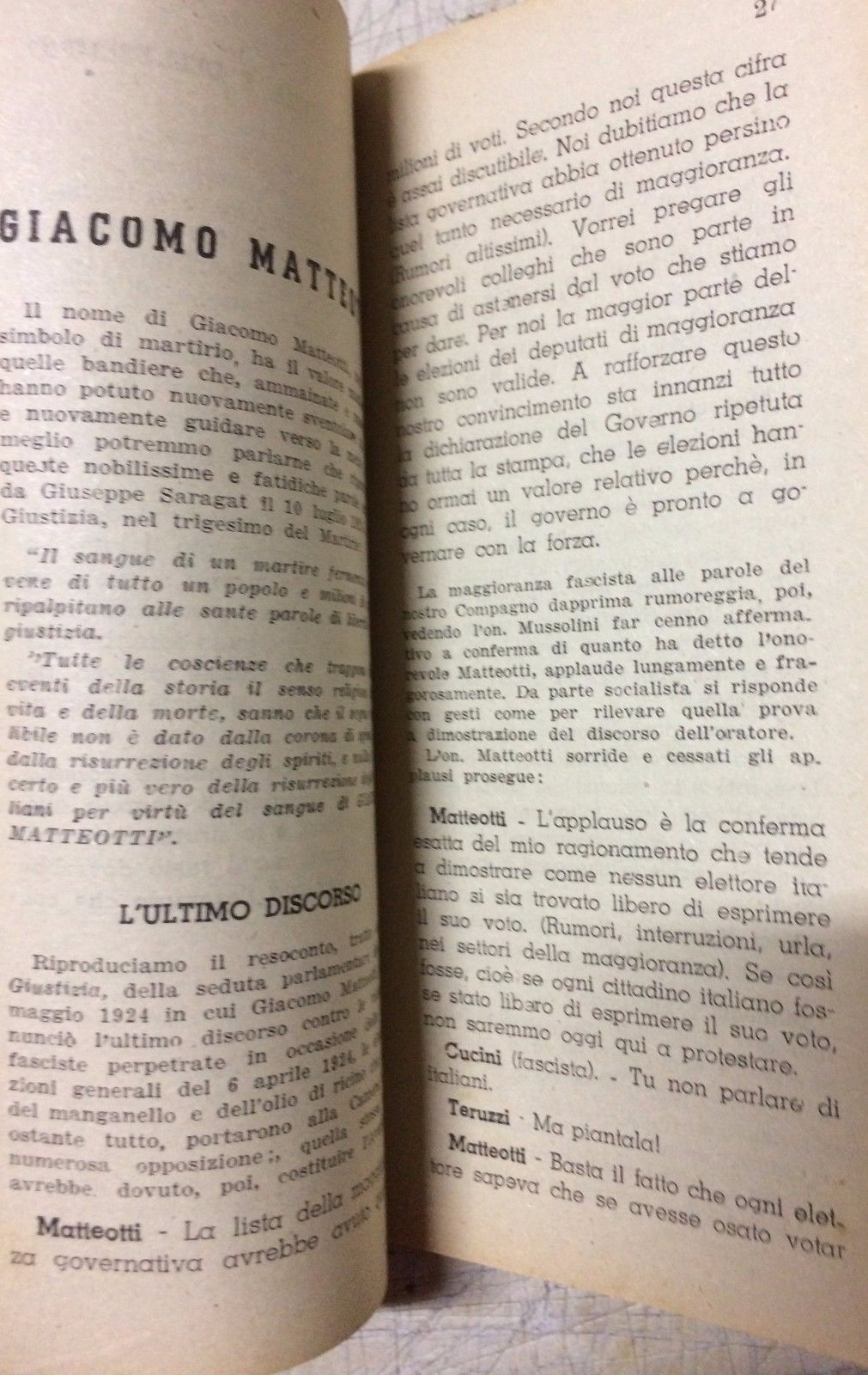 Scritti E Discorsi Politici: Turati, Gramsci, Matteotti, Malatesta
