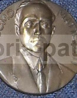 Medaglia Giacomo Matteotti 1924 1974 In Bronzo Commemorativa