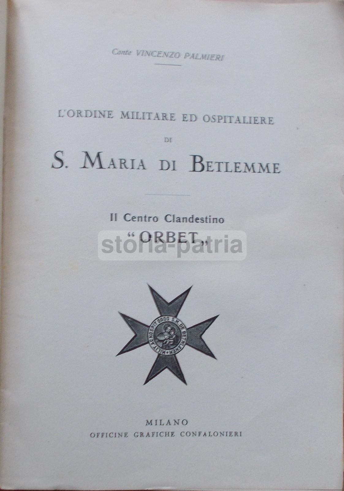 Centro Clandestino Orbet: Partigiani Antifascisti, Palmieri 1949