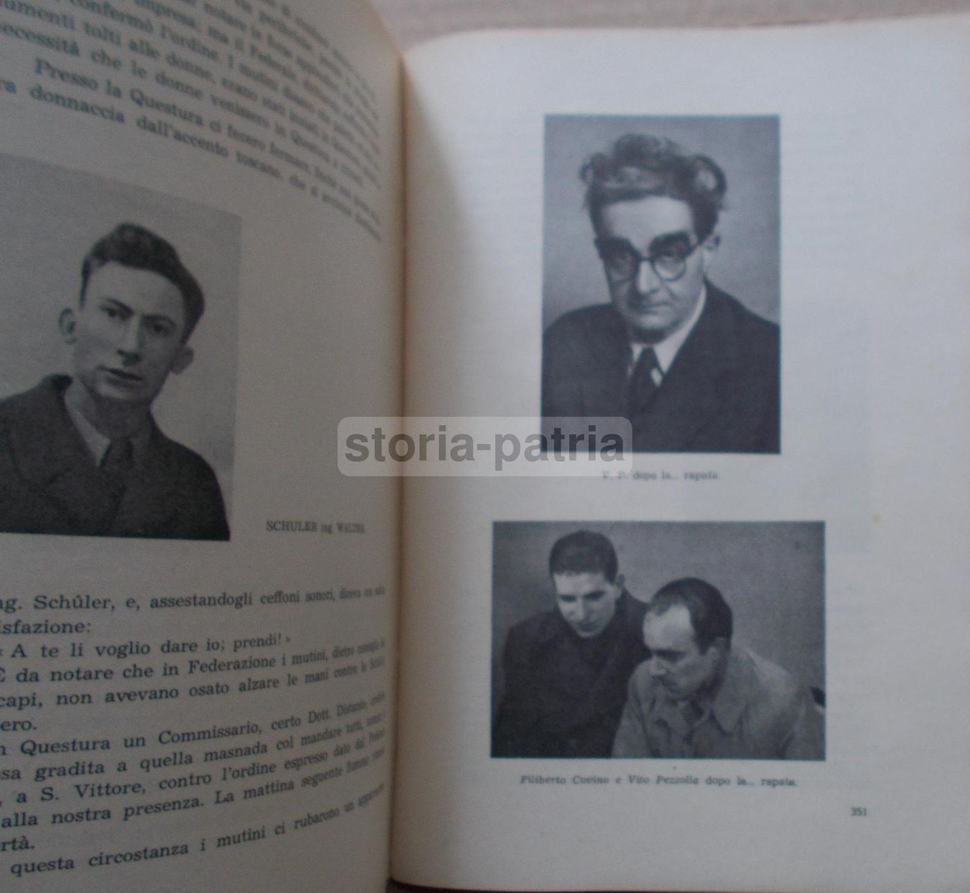 Centro Clandestino Orbet: Partigiani Antifascisti, Palmieri 1949