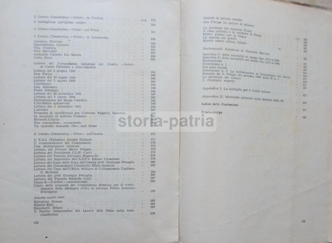 Centro Clandestino Orbet: Partigiani Antifascisti, Palmieri 1949