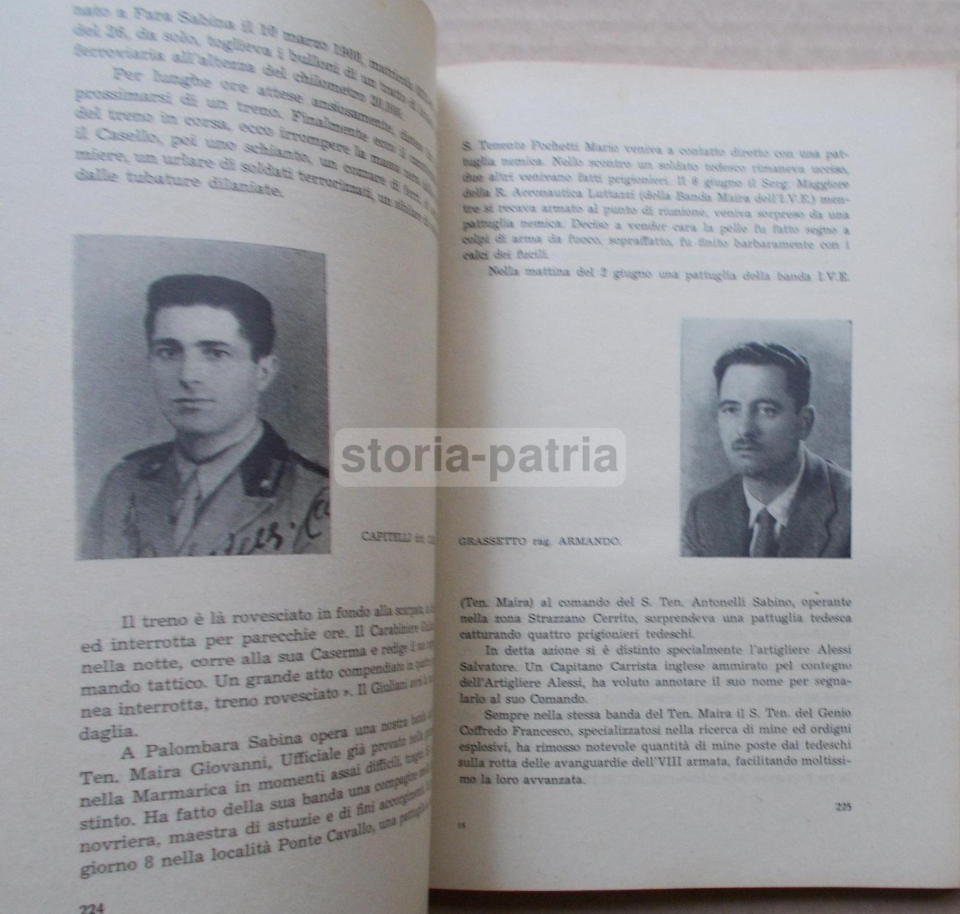 Centro Clandestino Orbet: Partigiani Antifascisti, Palmieri 1949