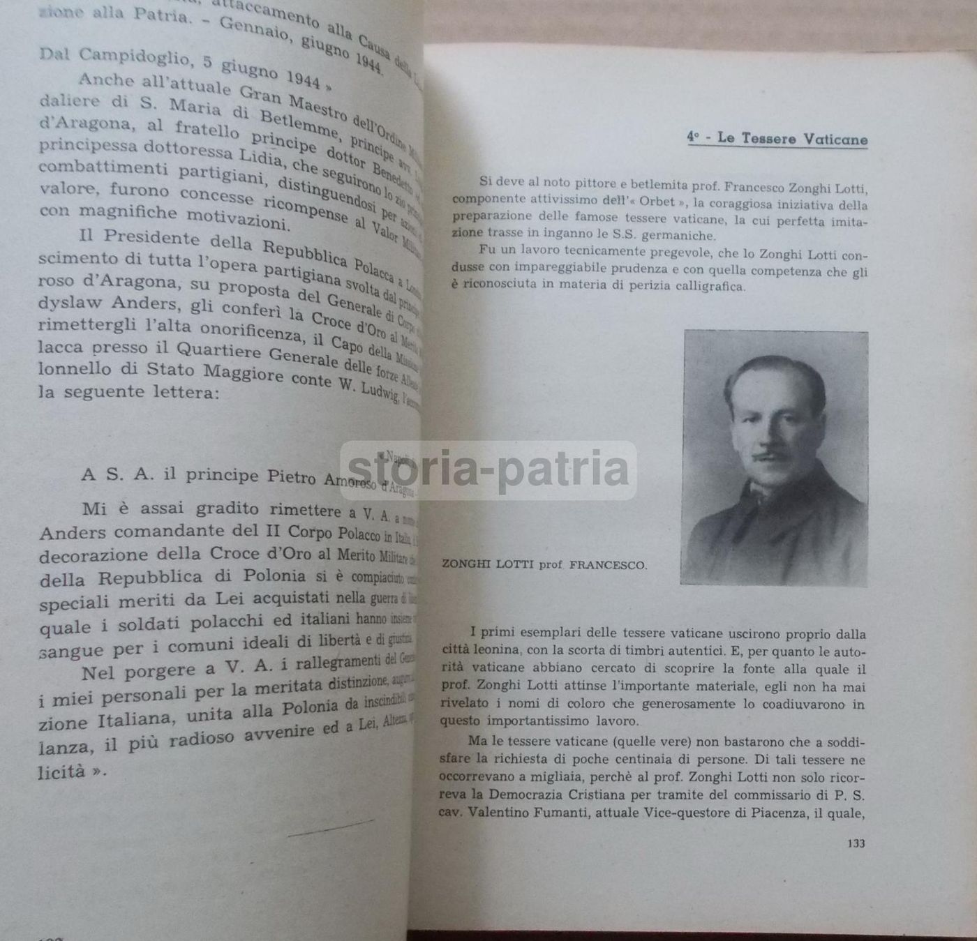 Centro Clandestino Orbet: Partigiani Antifascisti, Palmieri 1949