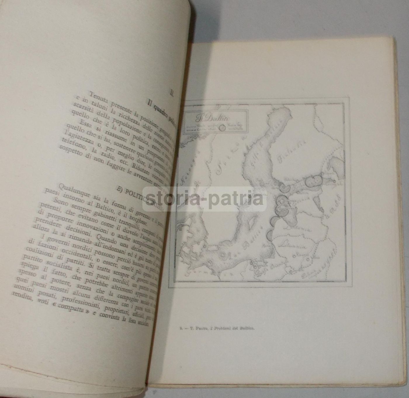 I Problemi Del Baltico. Tito Frate, 1940. Politica, Militare, Mappa