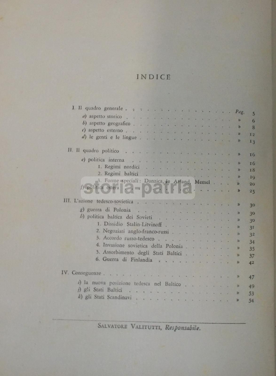 I Problemi Del Baltico. Tito Frate, 1940. Politica, Militare, Mappa