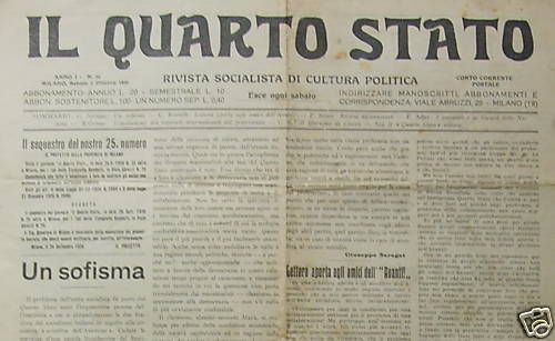 Quarto Stato N. 26 1926 Rosselli Nenni Saragat Rivista Socialista